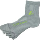 LUCENT 5ホンユビソックス G GY【LUCENT】ルーセントテニスソックス(xln3003)