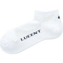 LUCENT スニーカーソックス W WH【LUCENT】ルーセントテニスソックス(xln2920)