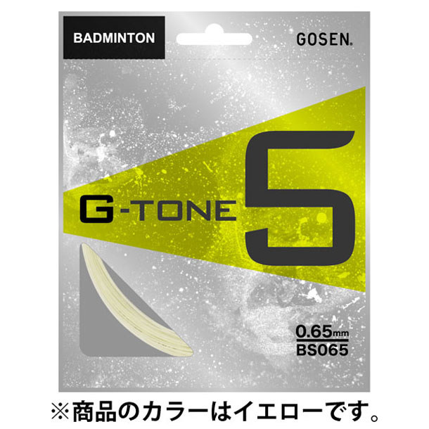 大好評のG－TONE9（ナイン）を0．65mmに細ゲージ化することによりさらに金属音と弾みをバージョンアップしました。'素材：特殊ナイロンマルチフィラメント、高強力モノフィラメント、特殊ブレイディング構造、表面高耐熱樹脂ゲージ：0．65mm長さ：10m（33FT．）適正テンション：18～27lbs対象プレーヤー：攻撃型プレイヤー原産国：日本【カラー】ジー