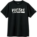 PLAY LOGO TEE【victas】ヴィクタスタッキュウ 半袖Tシャツ(632101-1000)