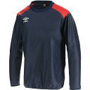 TM ウインドアツプピステトツプ【umbro】アンブロサッカーピステシャツ(uba4040-nvrd)