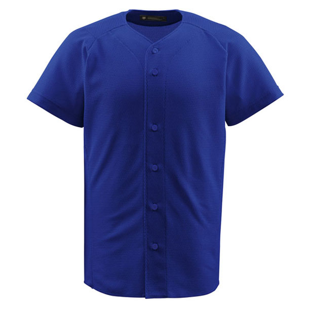 フルオープンシャツ【DESCENTE】デサント野球 ソフトユニフォーム シャツ・M(DB1010-ROY)