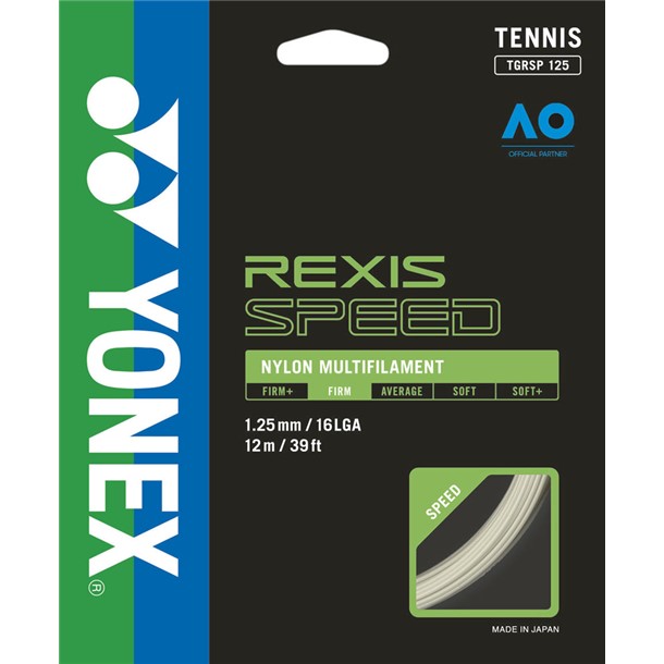 レクシススピード125【Yonex】ヨネックステニス硬式 ガツト(tgrsp125-011)
