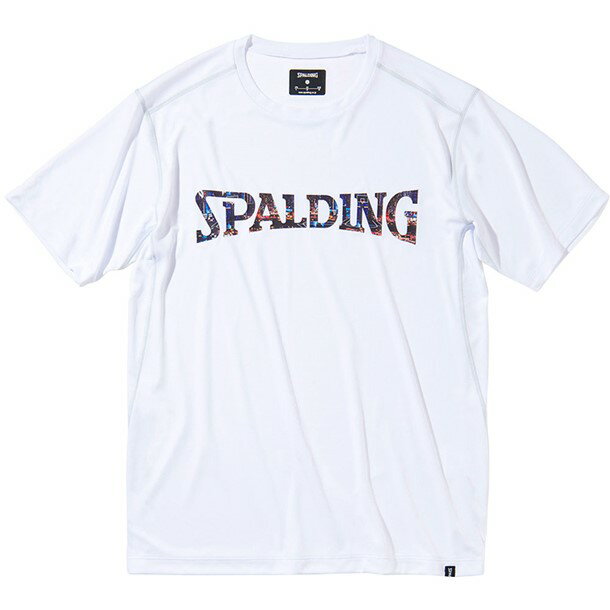 Tシャツ ナイトステージロゴ ライトフィットスポルディングバスケット 半袖Tシャツ(smt211310-2000)