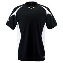 ベースボールシャツ【DESCENTE】デサント野球 ソフトベースボールTシャツ(DB116-BKSW)
