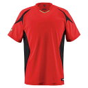 ベースボールシャツ【DESCENTE】デサント野球 ソフトベースボールTシャツ(DB116-RED)