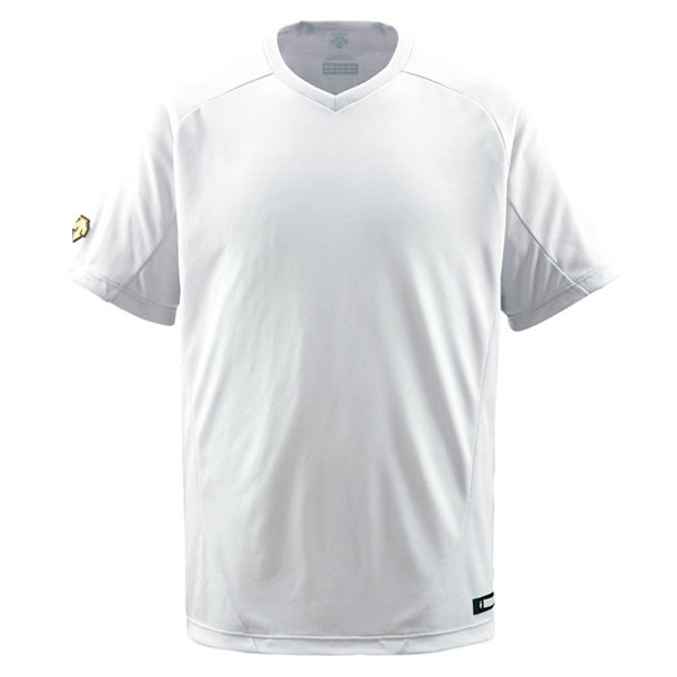 V首Tシャツ【DESCENTE】デサント野球 ソフトベースボールTシャツ(DB202-SWHT)