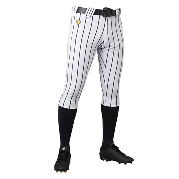 ユニフィットパンツ ショートフィットパンツ(ワイドストライプ) DB-6014P【DESCENTE】デサントヤキュウソフトユニフォームパンツ・M(DB6014P-SWBK)*20