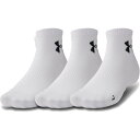 underarmour(アンダーアーマー)21UA LOW SOCKS (3P)バスケットソックス(1371937-100)