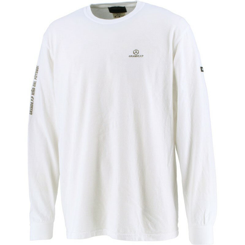 grande(グランデ)ガーメントダイ シシュウ ナガソデTシャツフットサルナガソデTシャツ(gfph21106-01)