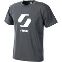 stiga(スティガ)STIGAロゴTシャツJP-I グレー LL卓球 半袖 Tシャツ(1805070207)