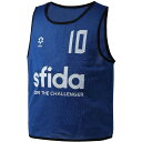 sfida(スフィーダ)CHALLENGER TEAM BIBSフットサルビブス(sh22g02-blue)