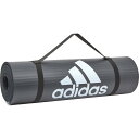 adidas(アディダス) フィットネスマット 10MM ボディケアトレーニングヨウヒン (admt11015-gr)