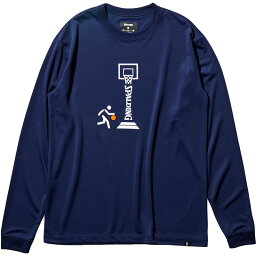 spalding(スポルディング)L/STシャツ ピクトグラムバスケット長袖Tシャツ(smt22139-5400)