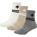 lecoqsportif(ルコック)3PショートソックスマルチSP ソックス(qmavjb20-ibg)