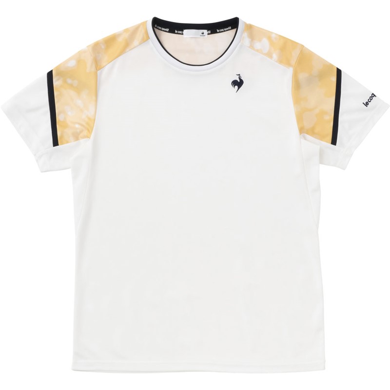 lecoqsportif(ルコック)リョウカングラフィックゲームシャツテニス ゲームシャツ M(qtmvja03-whor)