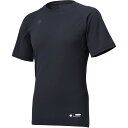 デサント(descente)丸首半袖アンダーシヤツ野球ソフトアンダーTシャツ(std721b-dnvy)