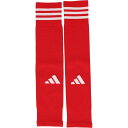 adidas(アディダス) 31 TEAM SLEEVE 23 CUSTOM サッカーストッキング (ht6546z-redwht)