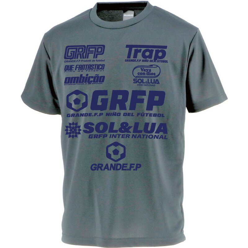grande(グランデ)SOL・LUAドライメッシュTシャツフットサル半袖 Tシャツ(gfph23005ー1787)