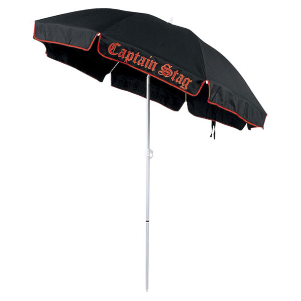 ユーロクラシックパラソル200cm(ブラック) 【M-1540】【captainstag】キャプテンスタッグアウトドアグッズ(M1540)