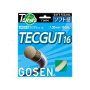テックガット テックガット 16ホワイト【GOSEN】ゴーセンテニス硬式 ガツト(TS600W)