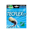 テックフレックス17 アクア【GOSEN】ゴーセンテニス硬式 ガツト(TS671AQ)