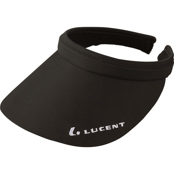 LUCENT クリップバイザ- W BK【LUCENT】ルーセントテニスバイザー(xle3329)