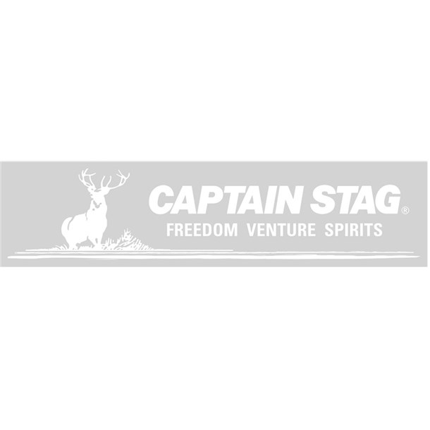 CSステッカー(ロゴマーク・ホワイト)234X5【captainstag】キャプテンスタッグアウトドアアクセサリー(um1532)