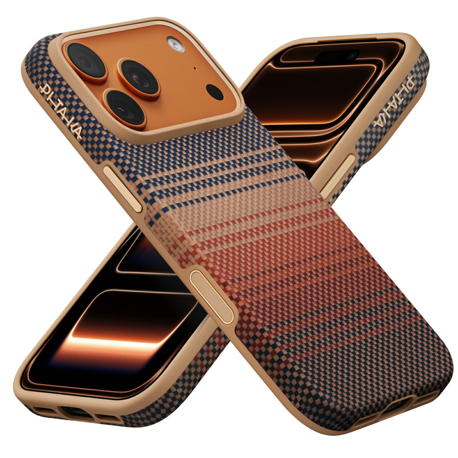 iPhone 17 Pro ケース iPhone 17 Pro Max ケース iPhone 16 Pro Maxケース 新型 iPhone ケース 米軍MIL規格 バンパー カバー PITAKA MagSafe ワイヤレス充電 保護 アラミド繊維 カーボン Aramid UltraGuard Case 軍用グレード保護ケース