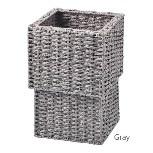 あす楽 Gray ペーパーダストボックス ゴミ箱 ごみ箱 CH-411GY ちどり産業 WASTE BASKET ゴミ入れ おしゃれ 角型 バスケット ダストBOX ゴミ箱 ボックス 収納ケース