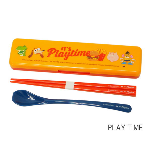 即出荷 PLAYTIME 箸スプーンセットディズニーピクサー箸&スプーンセットDIE-1002大西賢製販携帯用箸マイ箸お弁当