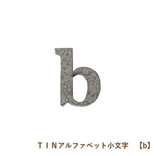 [あす楽] [b] TINアルファベット小文字 アルファベット オブジェ ブリキ インテリア 17198 雑貨 イニシャル 小文字 表札 アイアン ガーデニング おしゃれ かわいい 装飾 パーツ ローマ字 ディスプレイ