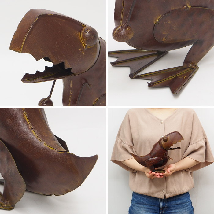 [あす楽][T-レックス 4785 村田屋産業] ガーデン オーナメント 置物 メタルT-レックス ガーデニング オブジェ ガーデンオーナメント ブリキ おしゃれ インテリア ディスプレイ ブリキオブジェ かわいい 恐竜 ティラノサウルス 【送料無料】