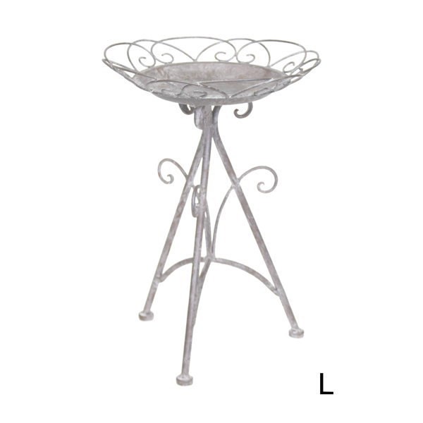 [あす楽][フラワープレートスタンドL 6136 村田屋産業] ガーデニング フラワースタンド アイアン おしゃれ 花台 プランター台 鉢置き プラントスタンド 室内 屋外 花 観葉植物 プランター スタンド 台 玄関 庭 ガーデン 飾り台 オブジェ インテリア ディスプレイ