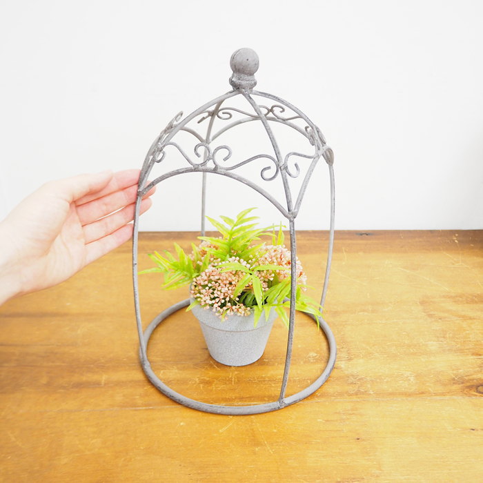 [ミニオベリスクルーフ 7266 村田屋産業] ガーデンオーナメント ガーデニング雑貨 アイアン おしゃれ ..