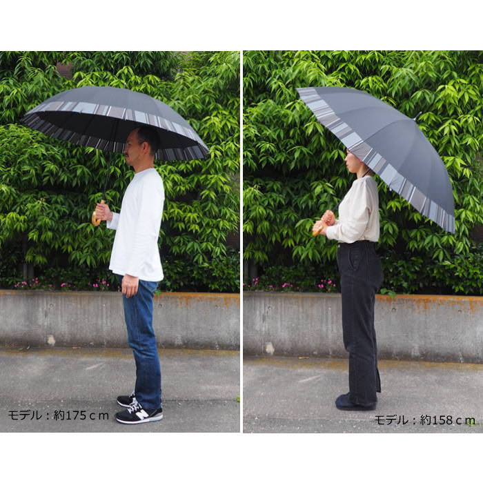 [あす楽] [ Men's 長傘 70cmsize 無地BK ] 傘 メンズ 大きい 70cm T70-0023 藤田屋 レディース 16本骨 耐風 大判 サイズ ワンタッチ グラスファイバー 丈夫 ジャンプ式 雨傘 ジャンプ傘 レディース 男女兼用 無地 黒 ブラック 大きいサイズ 風に強い ユニセックス