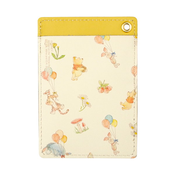 [即出荷] [Winnie The Pooh] 定期入れ レディース 本革 ディズニー パスケース WP-04 ディバージョン カードケース おしゃれ icカード 2枚 単パスケース かわいい ブランド雑貨 レザー キャラクター プーさん ギフト 日本製 【ネコポス便送料無料】