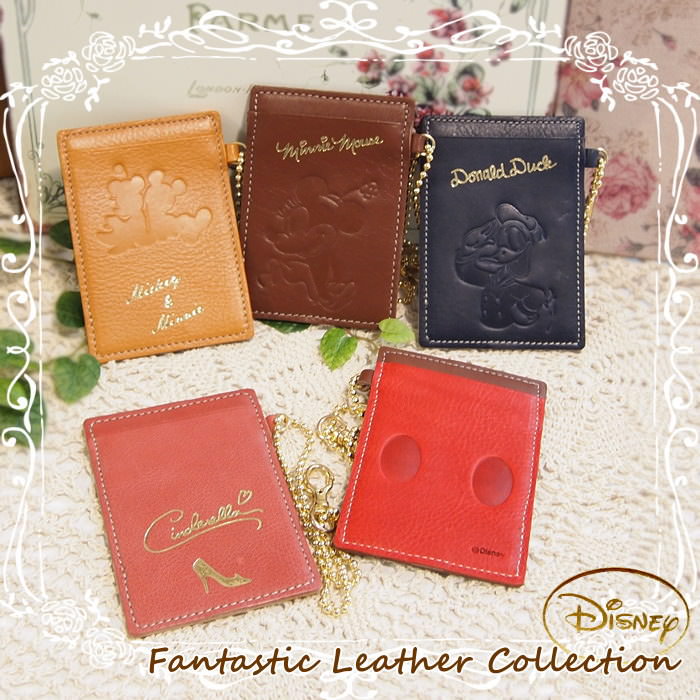 [即出荷] [ドナルドダック] 定期入れ レディース 本革 ディズニー パスケース DE-13 ディバージョン カードケース おしゃれ icカード 2枚 単パスケース かわいい ブランド雑貨 レザー キャラクター ドナルド ギフト 日本製 【ネコポス便送料無料】