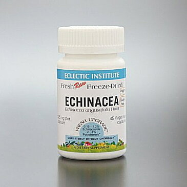 Eclectic Institute Inc.（エクレクティック）Echinacea（エキナセア） 45粒口コミでおすすめ◎安心・安全なハーブのサプリメント