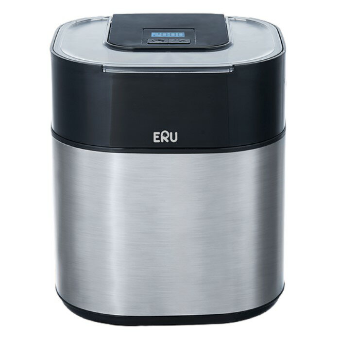 アイスクリームメーカー ERU 1.5L 専用スプーン 保存用蓋付き 大容量 お手入れ簡単