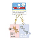 ポイント UP 期間限定 トムとジェリー　ニコイチキーホルダー　スクエア 110534