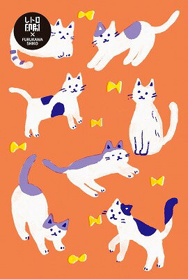 古川紙工 ポストカード レトロ 印刷 ネコあつめ HJ033 アート JAM おしゃれ メッセージカード FURUKAWA..