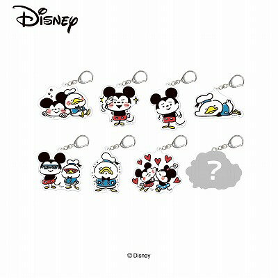 【カミオジャパン】カナヘイ画♪ディズニーアイテムコレクション　トレーディングアクリルキーホルダー　ミッキー＆フレンズ 302124【※柄選べません】のサムネイル
