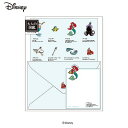 レターセット カード付き レター 大人の図鑑 リトル・マーメイド Disneyzone 212960 カミオジャパン kamiojapan お買い物マラソン お...