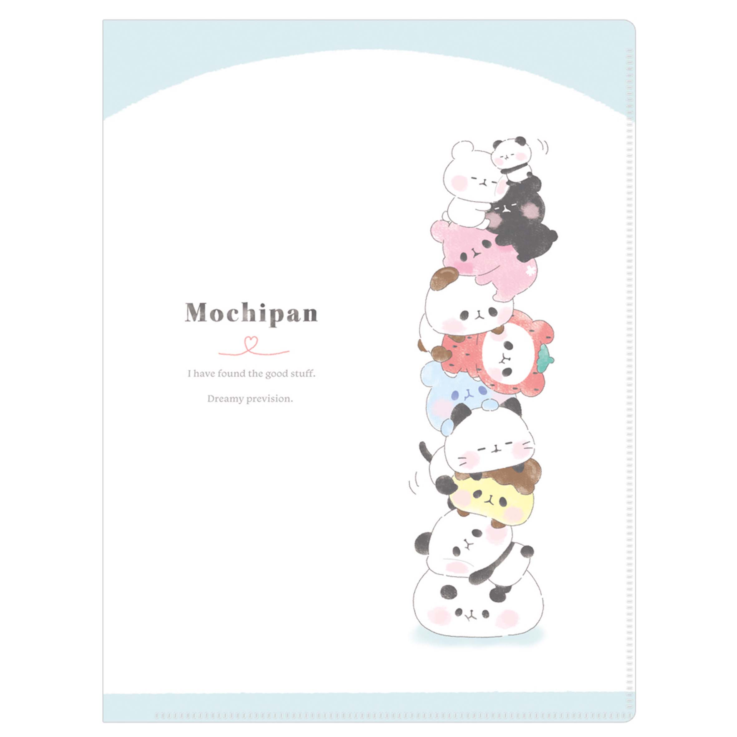 10ポケット クリアファイル もちもちぱんだ 第35弾 10周年 ちびぱん 213786 カミオジャパン kamiojapan..