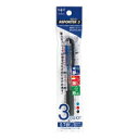ポイント UP 期間限定 ◆◆【トンボ鉛筆】3色ボールペン リポーター3 透明パック FCB-131【0.7mm】(3)