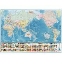 デビカ 地図 いろいろ書ける！消せる！ 世界地図 073102 ◆◆