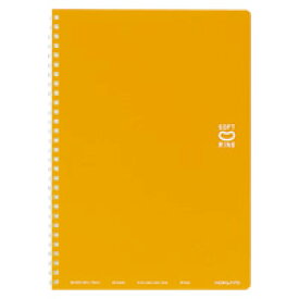 ◆◆【コクヨ】ソフトリングノート（ドット入り罫線）6号（セミB5） ス-SV301BT-YR　枚数：40枚【B5ノート】