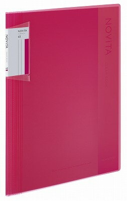 クリヤーブック ノビータ 固定式 A4 ピンク 40枚 ラ-NV40P コクヨ KOKUYO クリヤーブック ノビータ 固定式 A4 ピンク 40枚 ラ-NV40P コクヨ KOKUYO