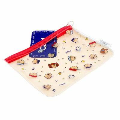 【サンスター】ミニポーチM　スヌーピー/ベースボール S2318270★PEANUTS相関図★第2弾【筆入れ】[PVC素材フラットタイプペンポーチ/ペンケース][SNOOPY]